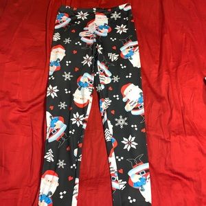 Santa Christmas leggings gs